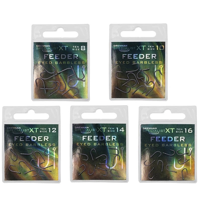 Drennan Specialist XT Feeder Barbless Eyed Hooks
